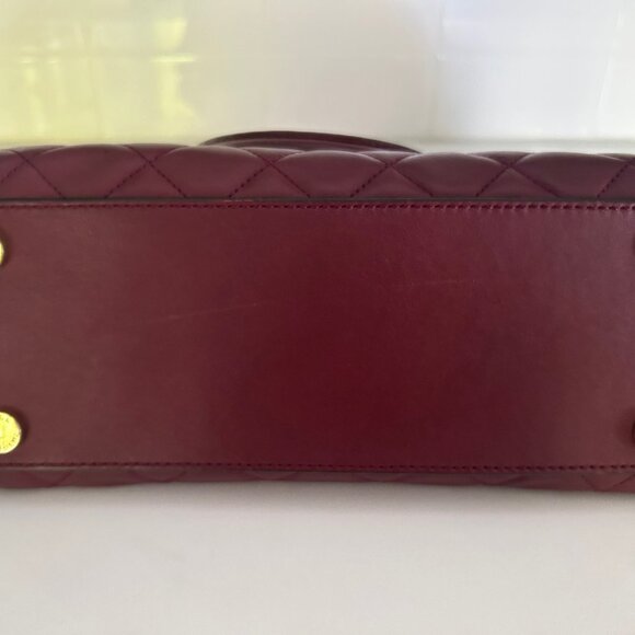 Michael Kors Selma Large Zip Quilted Leather Satchel Bag Purse - LIKE NEW! - Picture 4 of 9